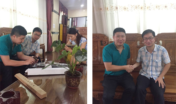 上海汪總千里赴約，光臣照明以定制LED線條燈點亮合作之光